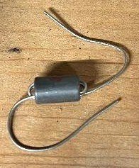 3.9 uH two wrap axial lead choke